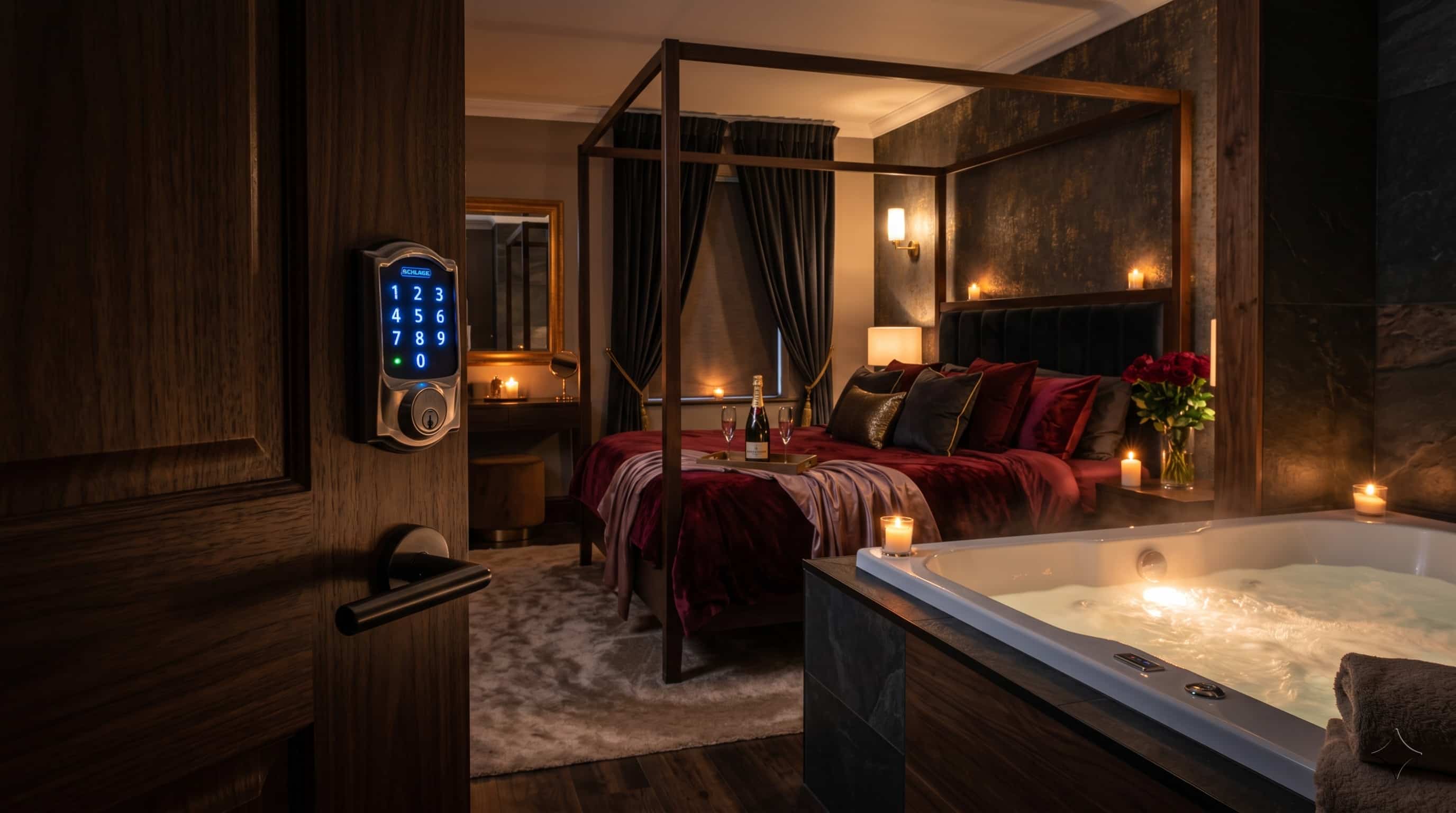 Annuaire Love Room Suites discrètes et accès autonome - Bain Secret
