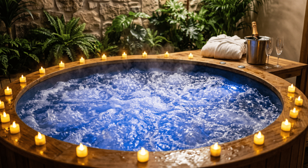 Bain Secret  L'intimité pure dans nos spas privatifs