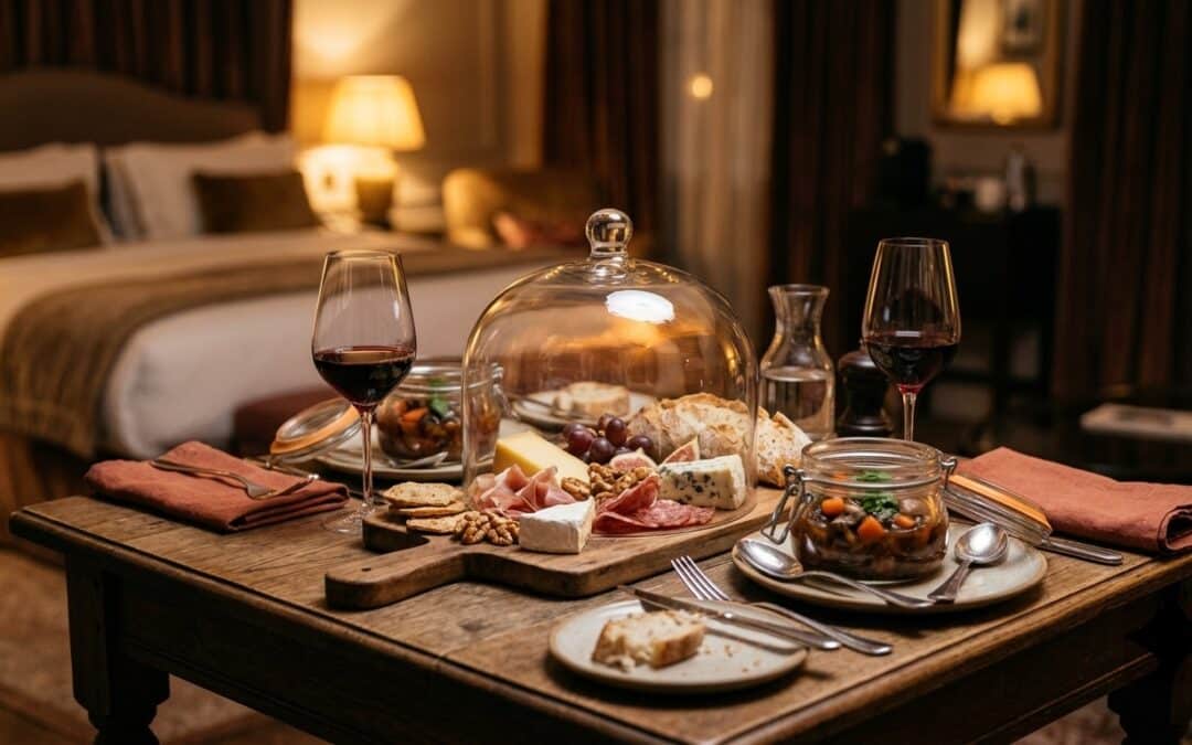 Dîner et Repas en Love Room : Cuisiner, se Faire Livrer ou Opter pour un Traiteur ?