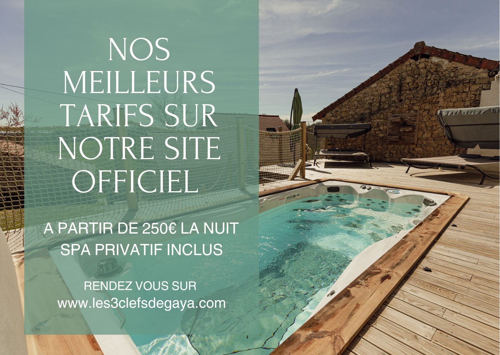 Les 3 Clefs de GaYa Bien-Être & Spa privatif - Photo 1