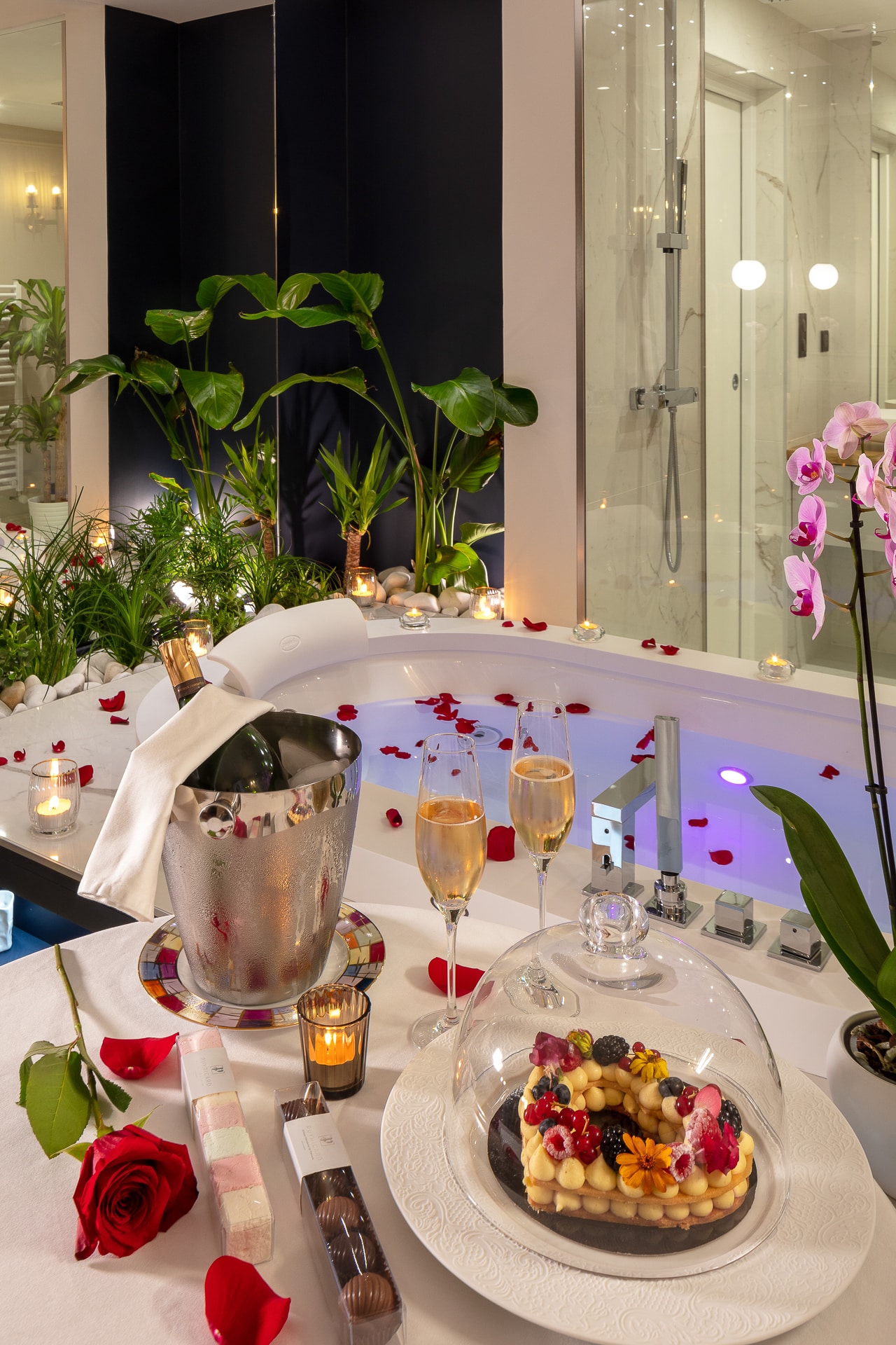 Les Chambres Romantiques ~ Jacuzzi SPA privatif ~ Aix en Provence par La Bastide de Damien - Photo 6