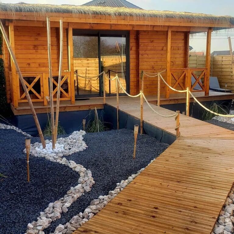 Tropical Spa: Love Room spa privatif et sauna, en Journée Soirée Nuit en amoureux, week-end romantique Hauts de France Nord - Photo 4