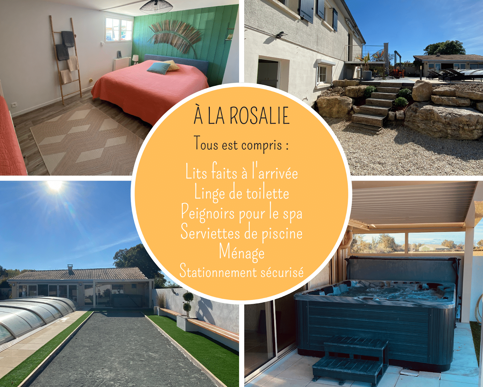 Gite La Rosalie – Piscine & Jacuzzi privatifs - Photo 6